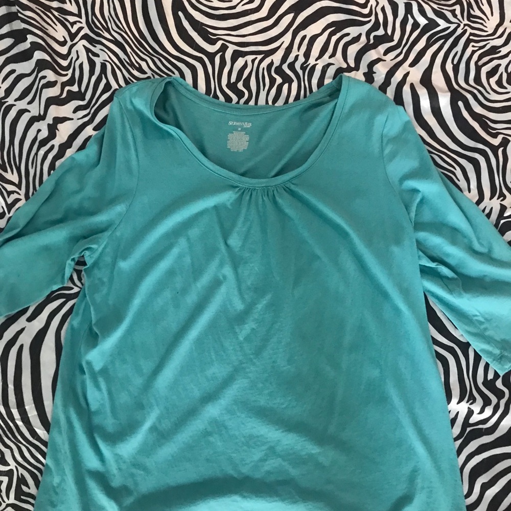 Turquoise top